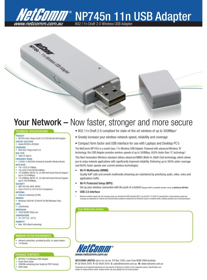 NetComm NP745n User manual