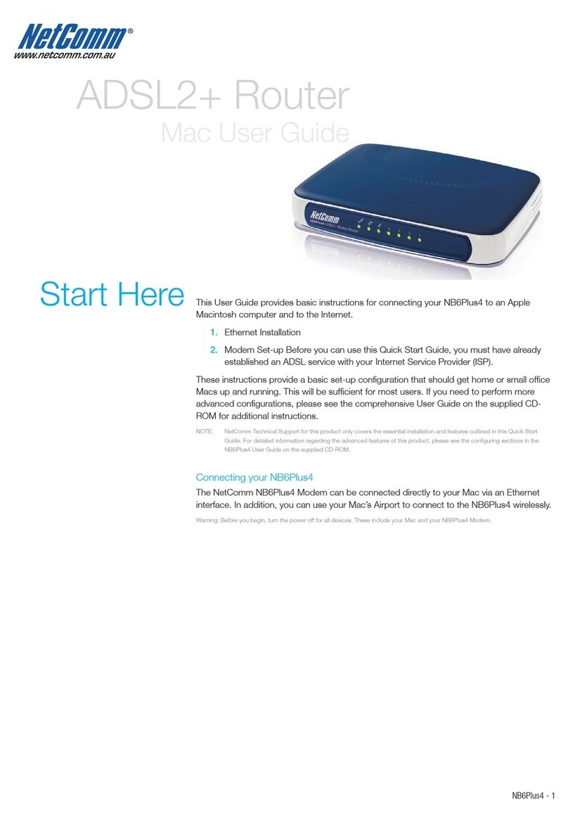 NetComm NB6Plus4 User manual