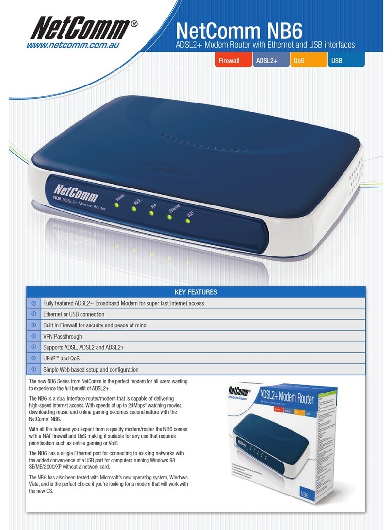 NetComm NB6 User manual