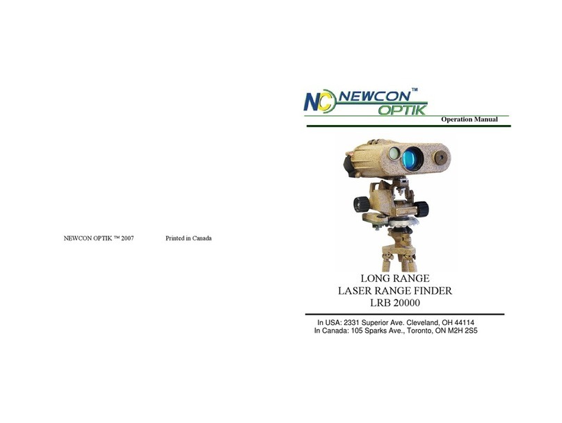 Newcon Optik LRB 20000 Operation manual