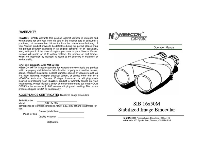 Newcon Optik NEWCON Image Stabilizer SIB 16x50M User manual