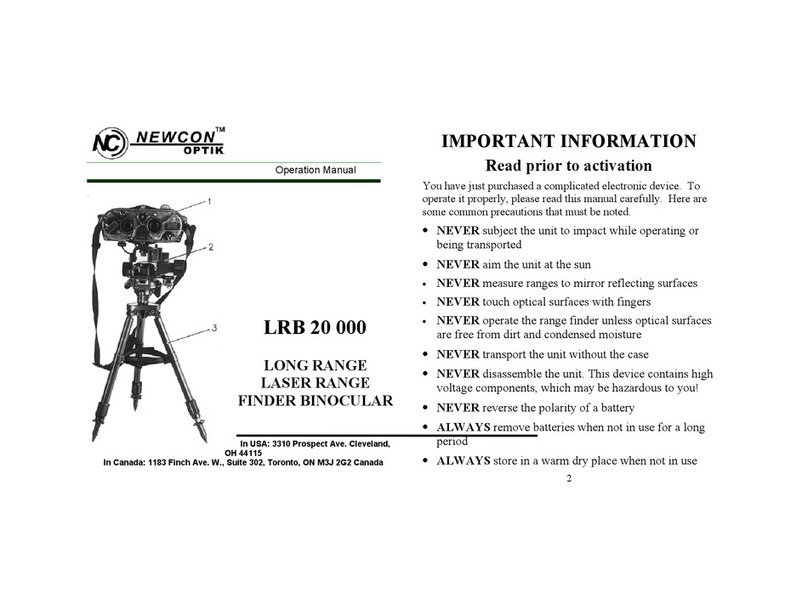 Newcon Optik LRB 20 User manual