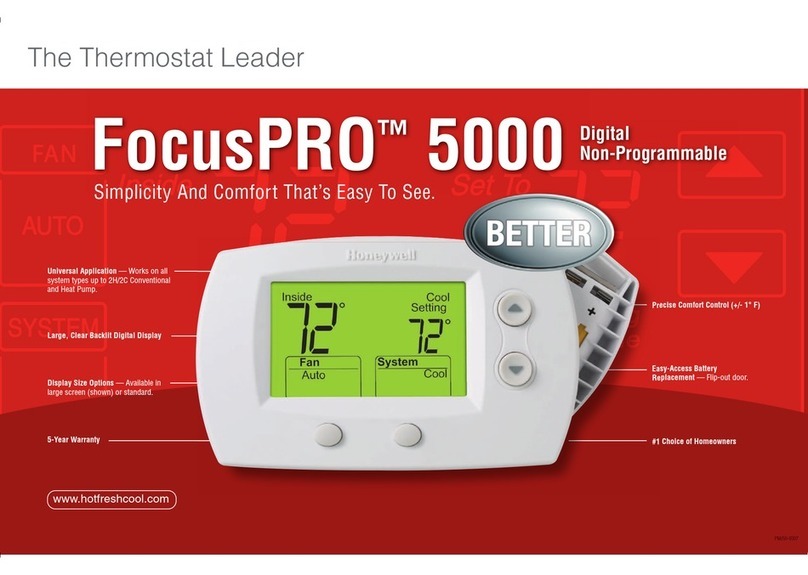 Honeywell FocusPRO 5000 User manual