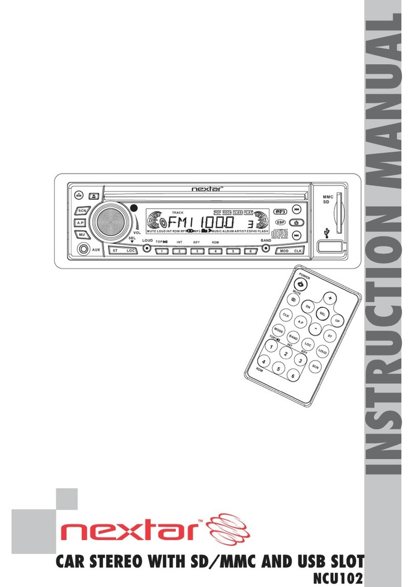Nextar NCU102 instruction manual