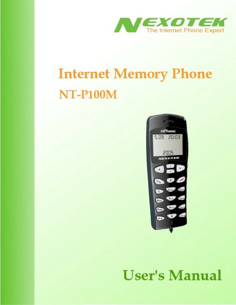 Nexotek NT-P100M user manual