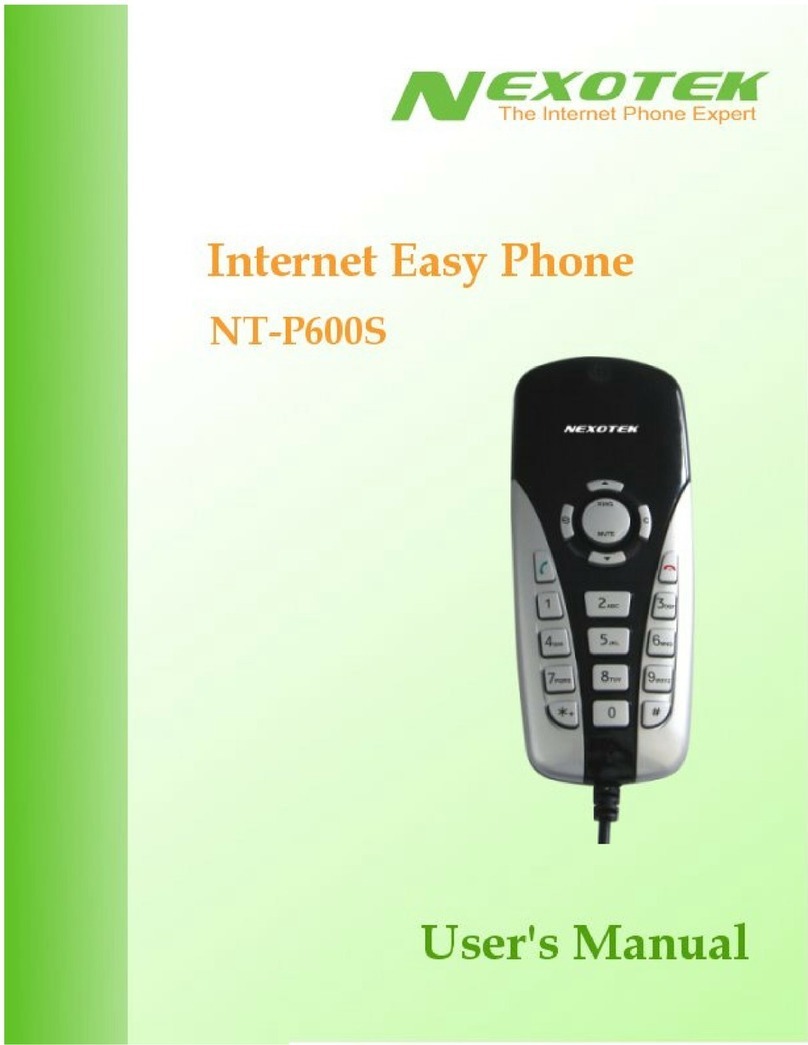 Nexotek NT-P600S User manual