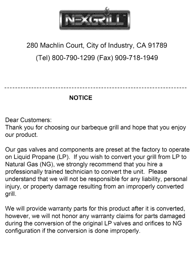 Nexgrill Gas Grill User manual Nexgrill Gas Grill User manual
