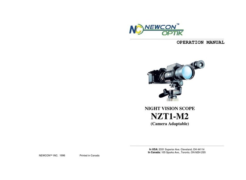 Newcon Optik NZT1-M2 Operation manual Newcon Optik NZT1-M2 Operation manual