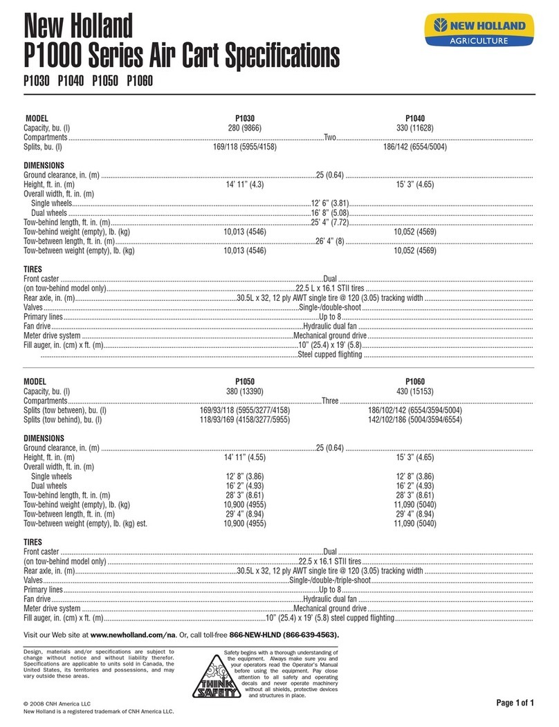 New Holland P1030 Specifications