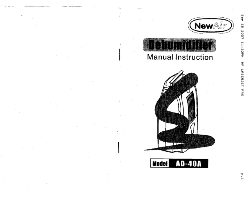 New Air AD-40A User manual