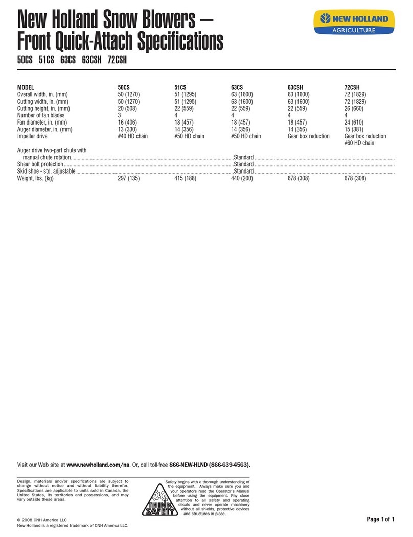 New Holland 50CS User manual