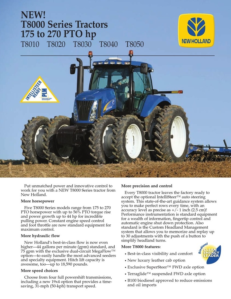 New Holland T8010 User manual