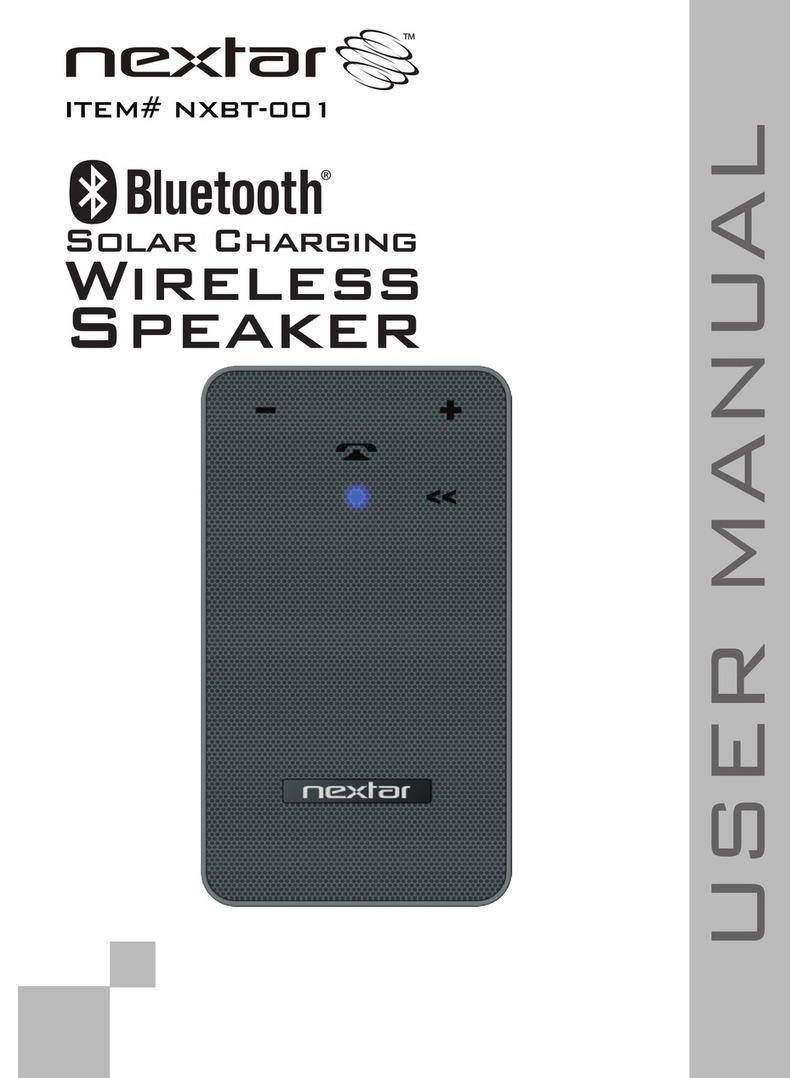 Nextar NXBT-001 user manual