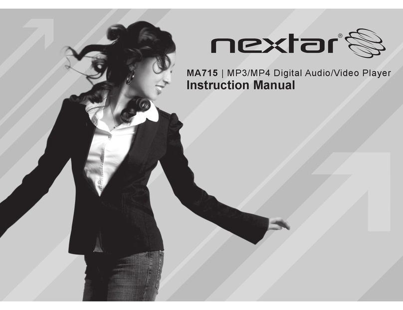 Nextar MA715 - 1 GB Digital Player instruction manual