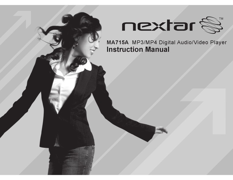 Nextar MA715A - 2 GB Video MP3 Player User manual