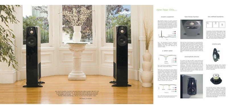 NHT Bookshelf Speaker brochure