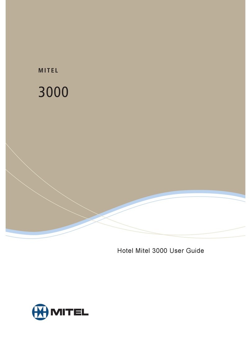 Mitel 3000 user guide