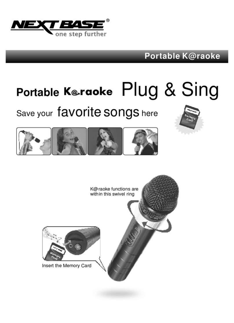 NextBase Plug & Sing Microphone user manual