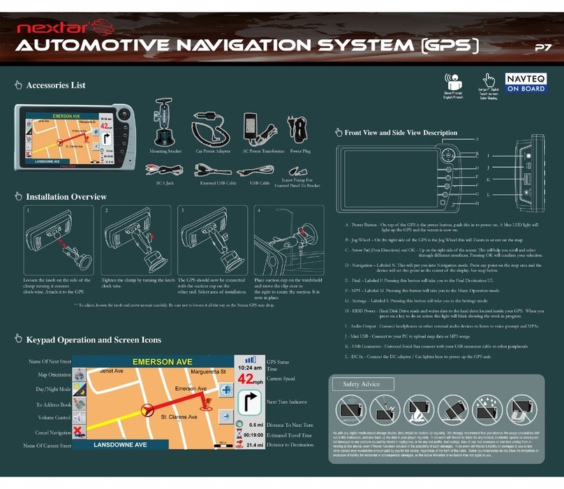 Nextar P7 User guide Nextar P7 User guide