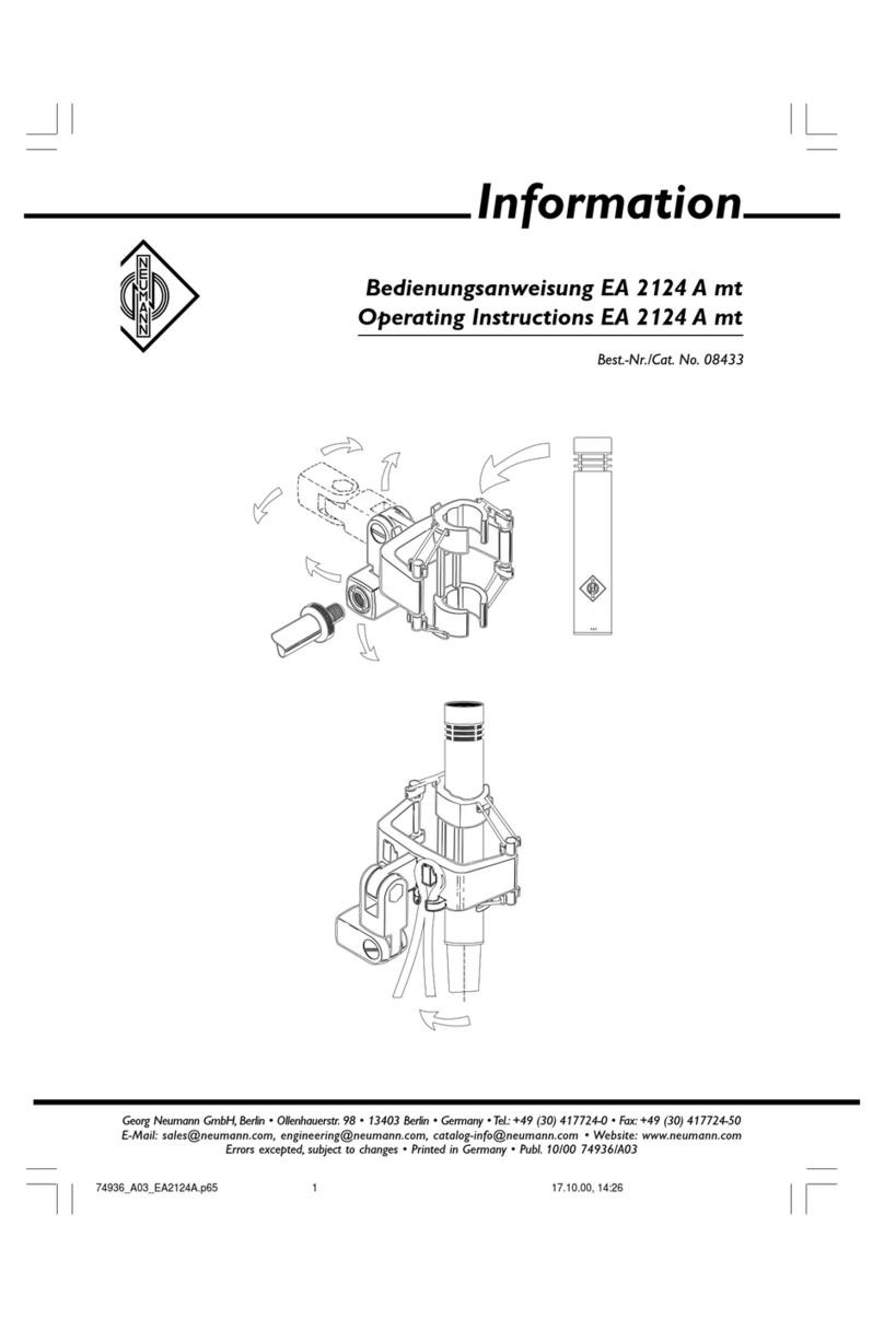 Neumann EA 2124 A mt User manual