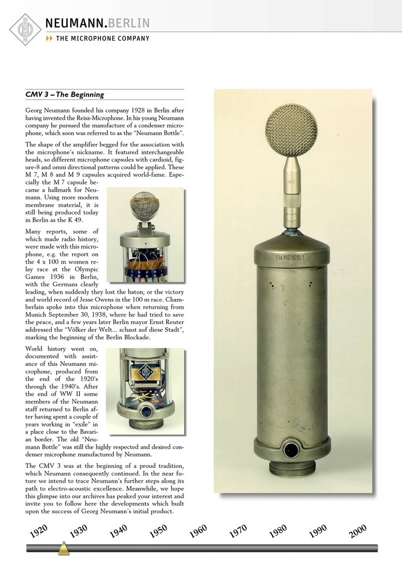 Neumann.Berlin CMV 3 User manual