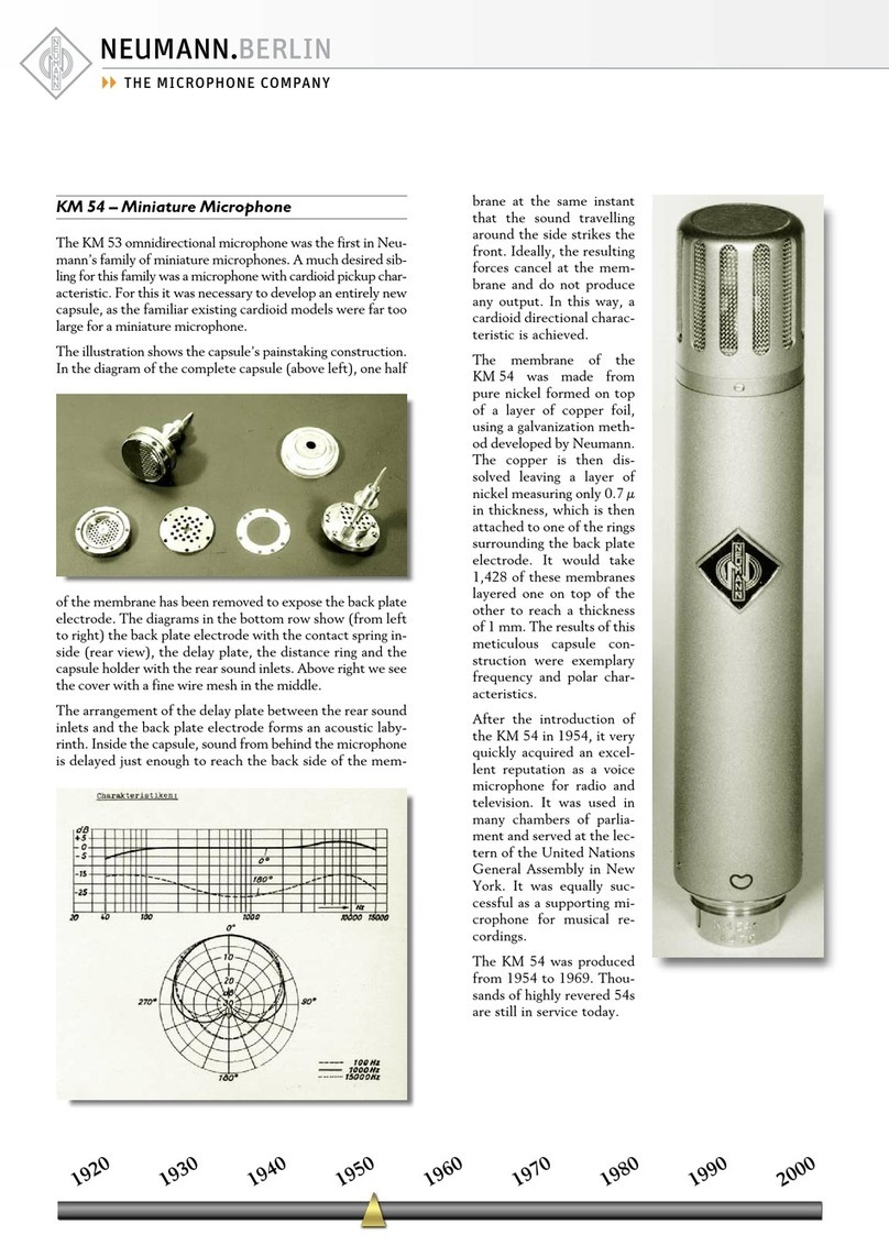 Neumann.Berlin KM 54 User manual