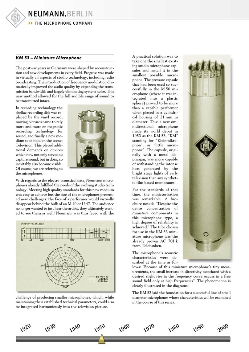 Neumann.Berlin KM 53 User manual