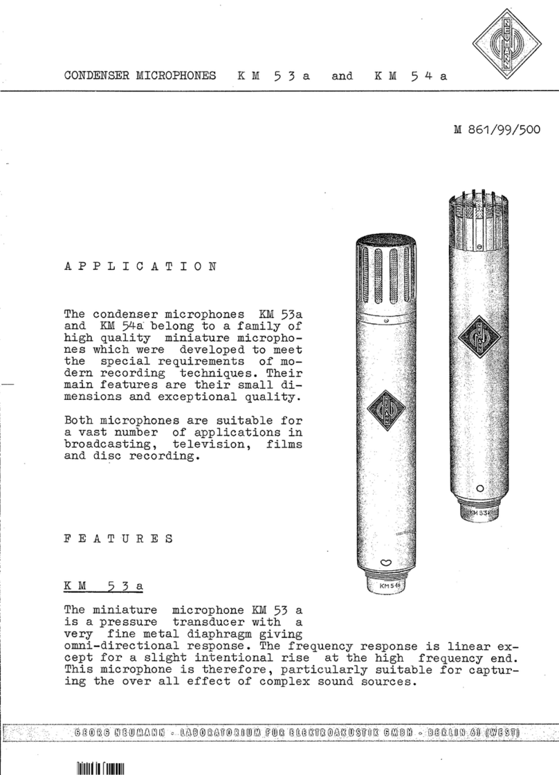 Neumann KM 53a Specifications