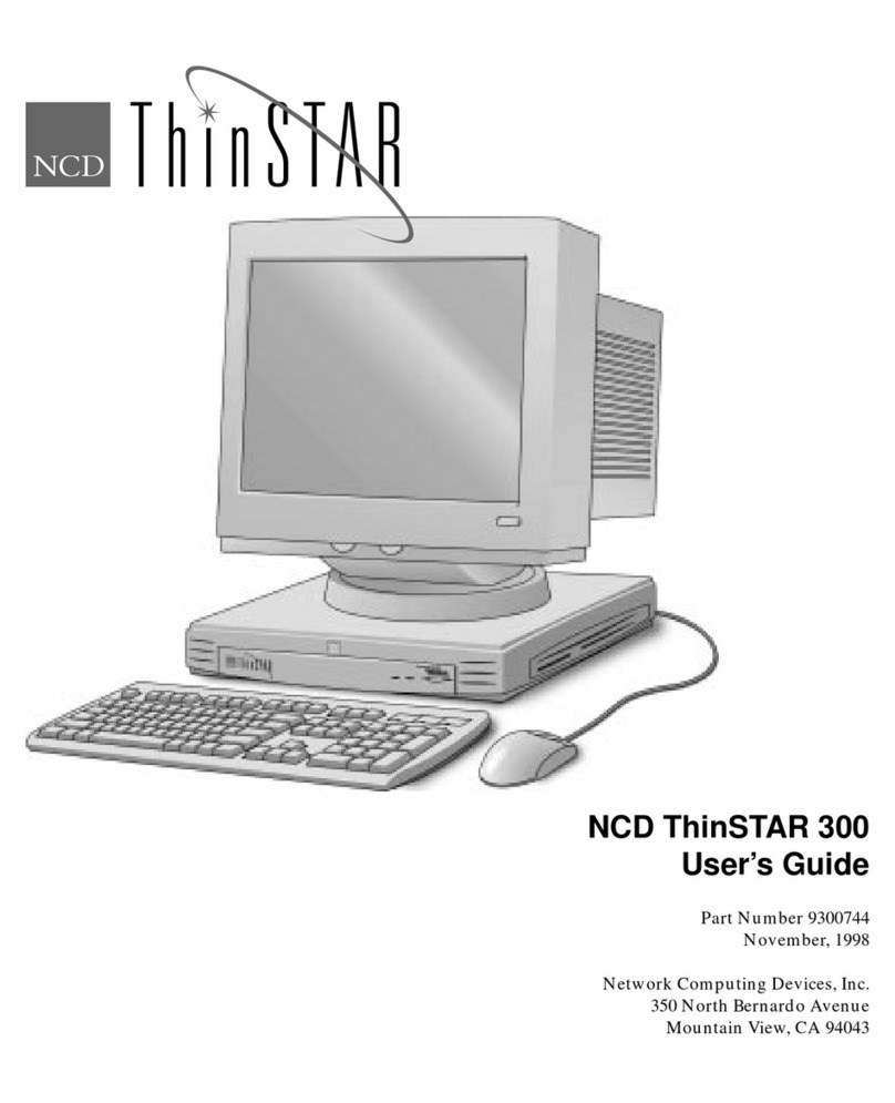 Network Computing Devices ThinSTAR 300 User manual