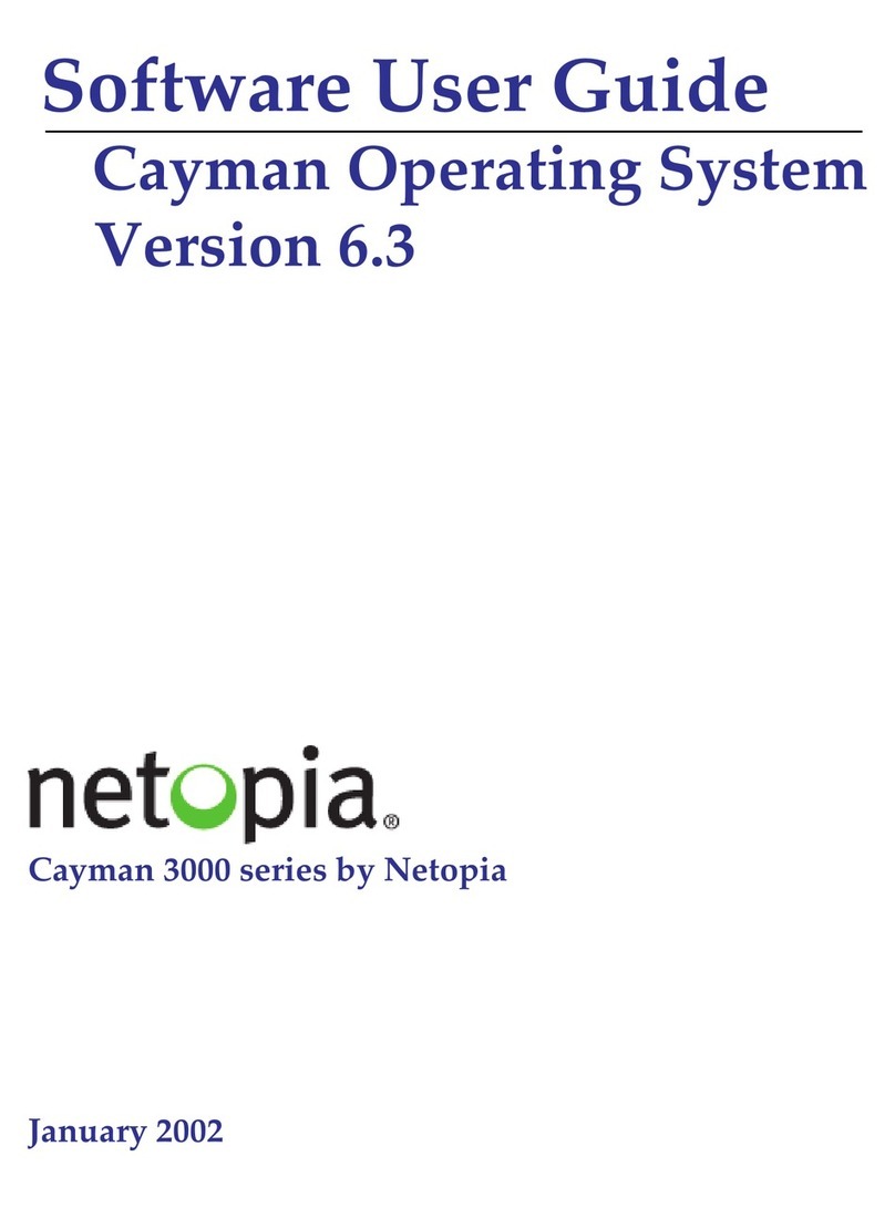 Netopia 6.3 Software user's guide