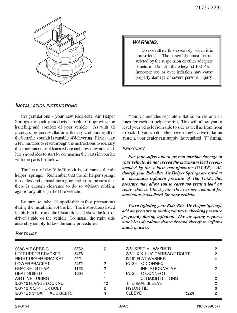 Firestone Ride-Rite Air Helper Springs 2173 installation instructions Firestone Ride-Rite Air Helper Springs 2173 installation instructions