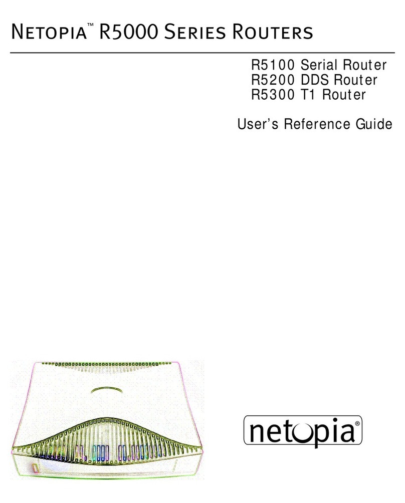 Netopia R5000 User reference guide