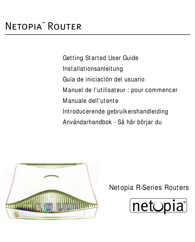 Netopia Routers R-Series Getting started guide Netopia Routers R-Series Getting started guide
