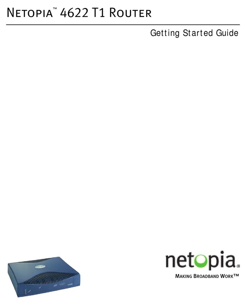 Netopia 4622 T1 User manual