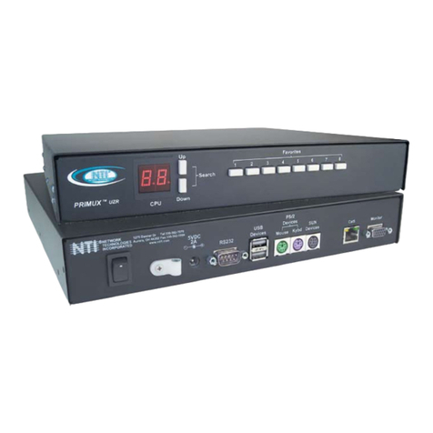 Network Technologies NTI PRIMUX PRIMUx-UZR User manual