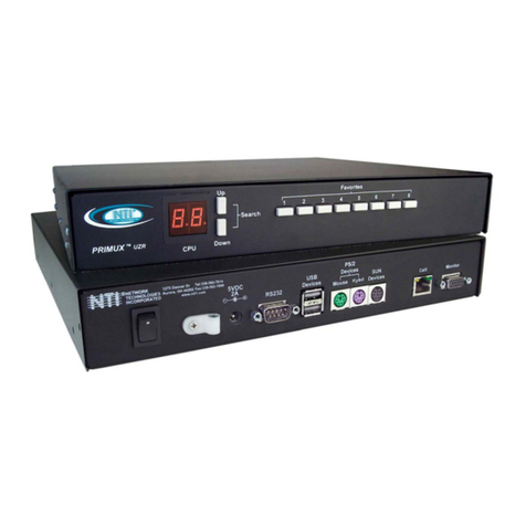 Network Technologies CAT5 Primux User manual