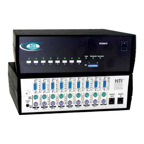 Network Technologies KEEMUX PS/2 KVM User manual