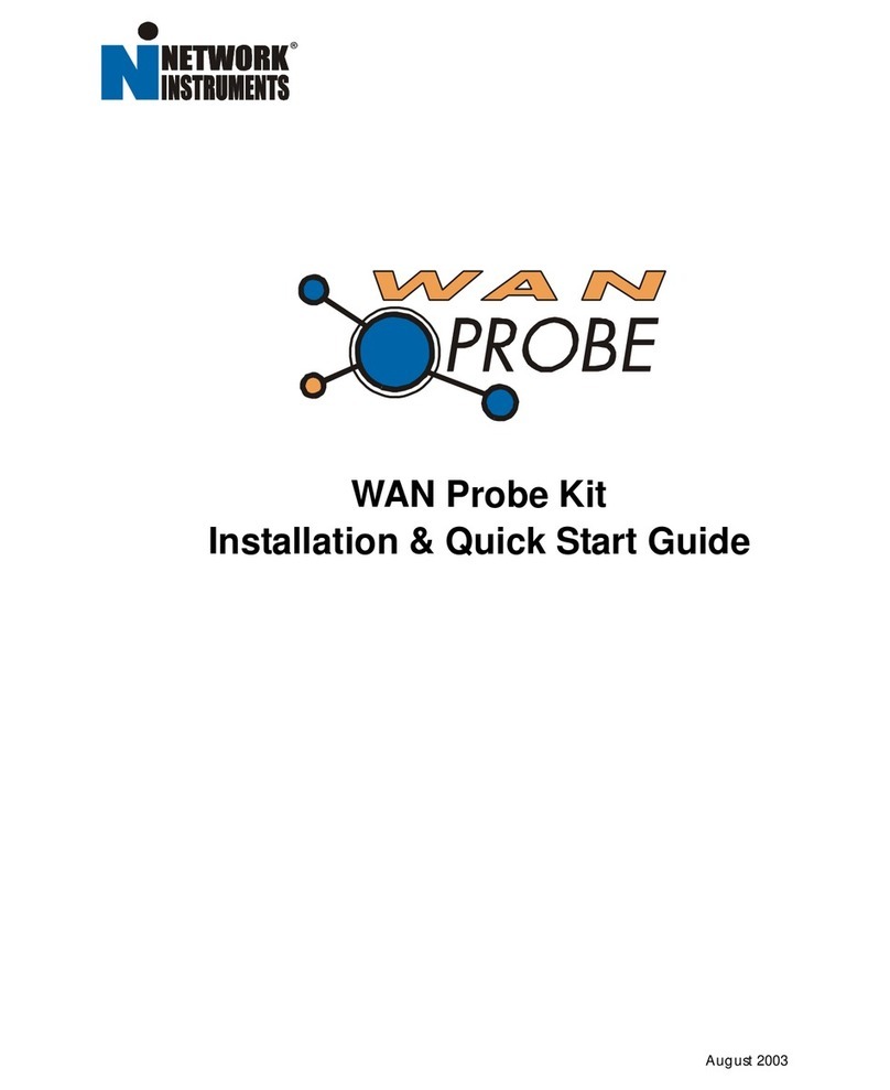 Network Instruments WAN Probe Kit Installation & quick start guide