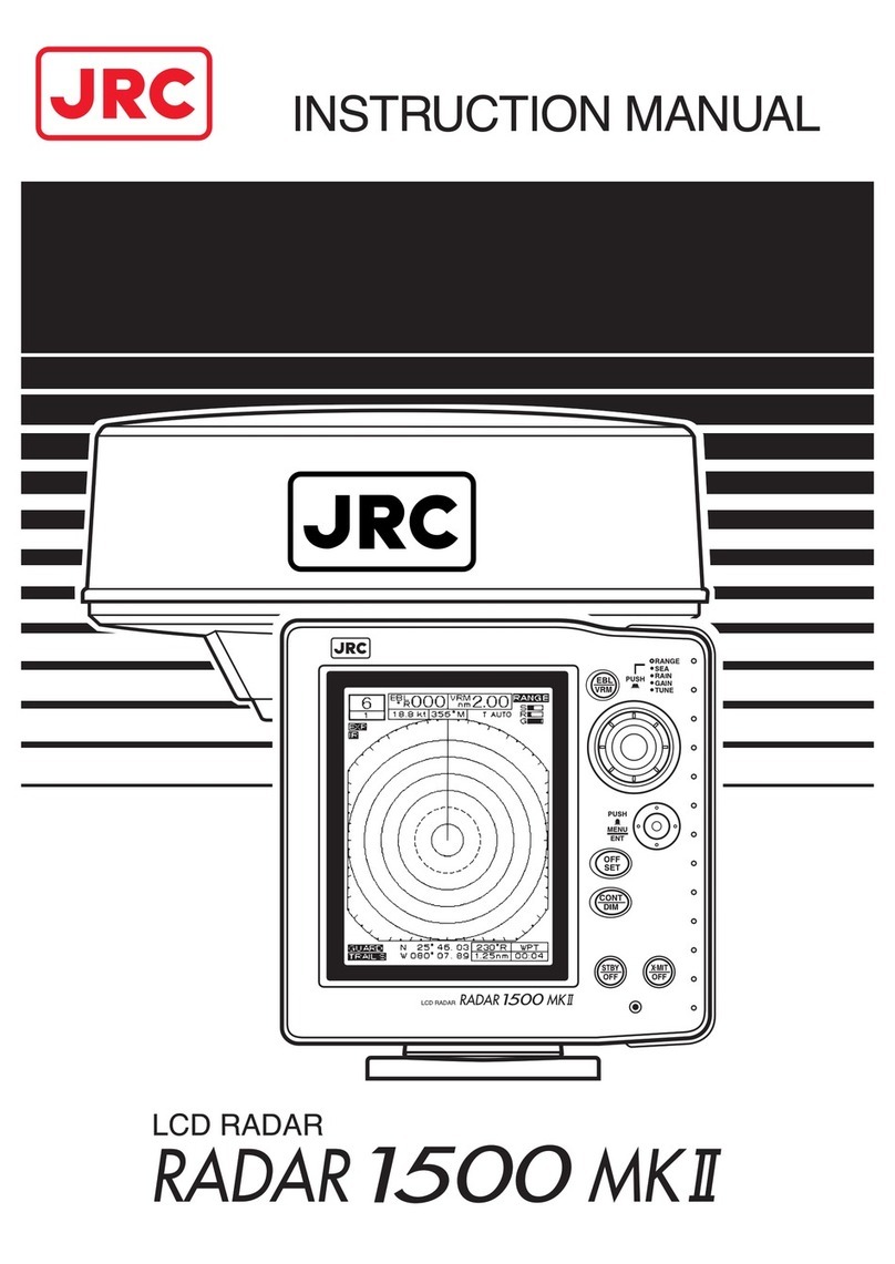 JRC RADAR 1500 MKII User manual