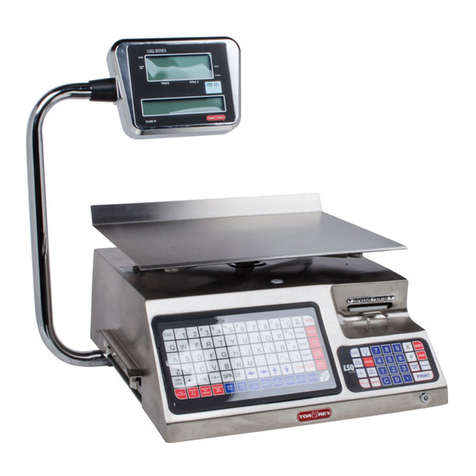 TOR REY ELECTRONICS Label Printing Scale LSQ-40L Quick start manual