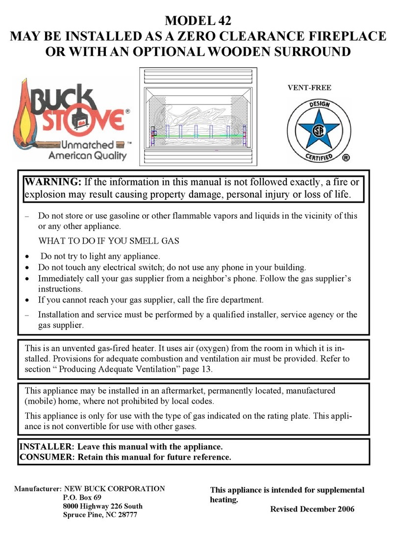 New Buck Corporation 42 instruction manual New Buck Corporation 42 instruction manual