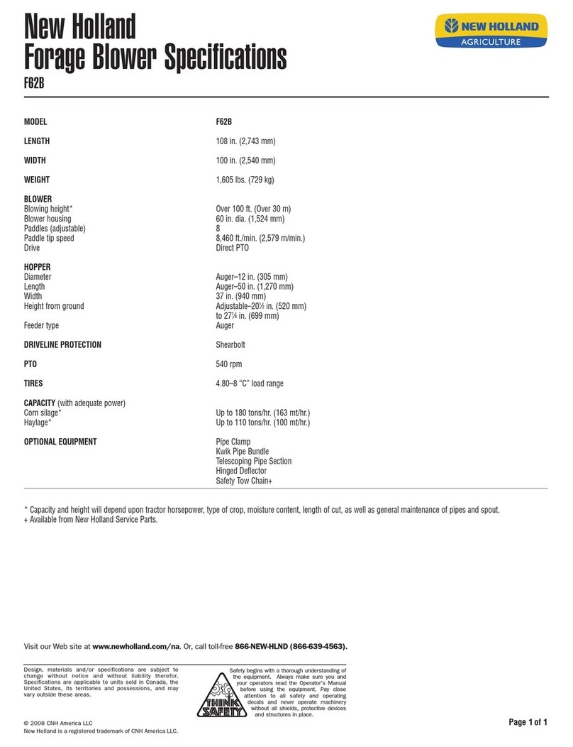 New Holland F62B Specifications