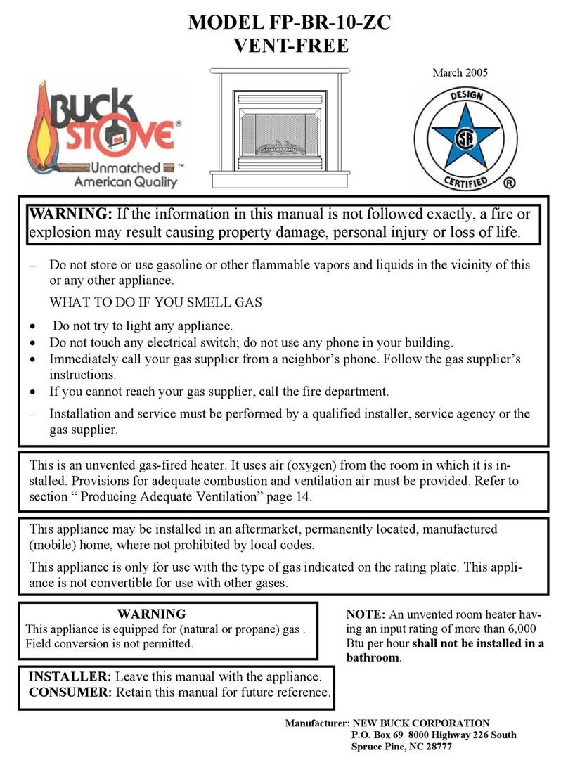 New Buck Corporation FP-BR-10-ZC User manual
