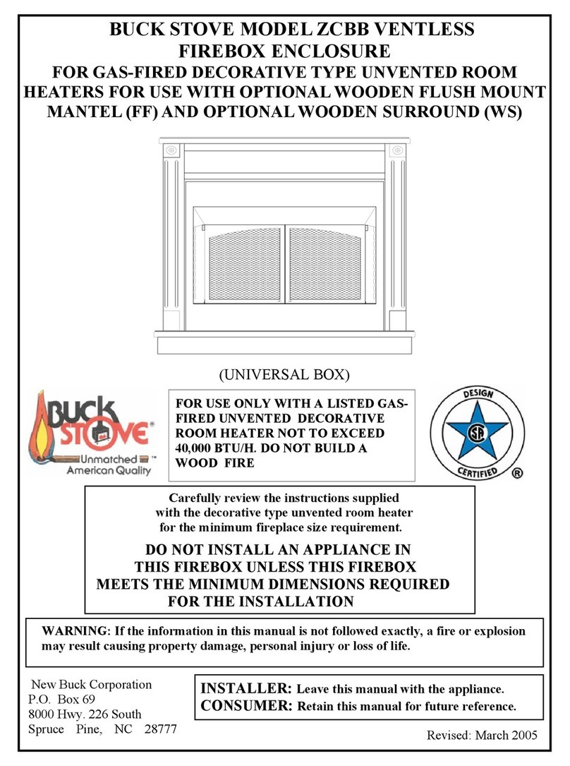 New Buck Corporation ZCBB owner's manual