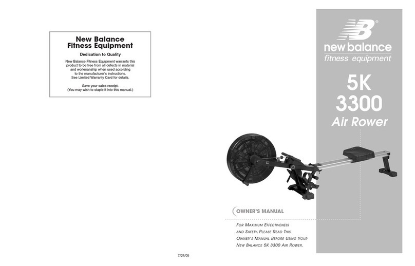 New Balance 3300 owner's manual