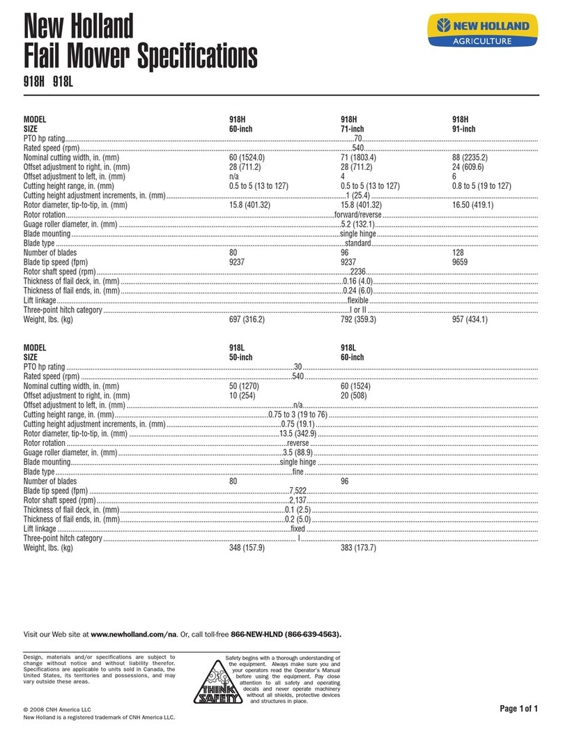 New Holland 918H User manual
