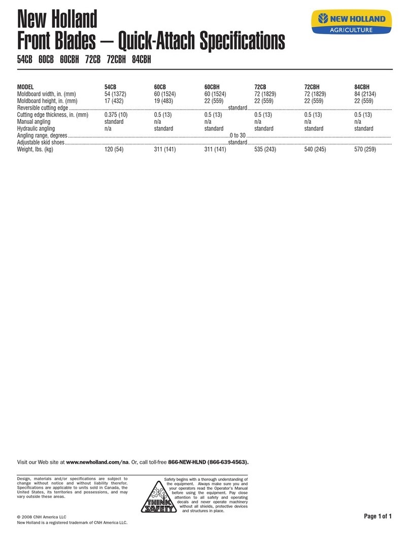 New Holland 54CB User manual