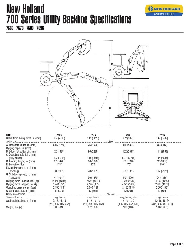 New Holland 700 Series User manual