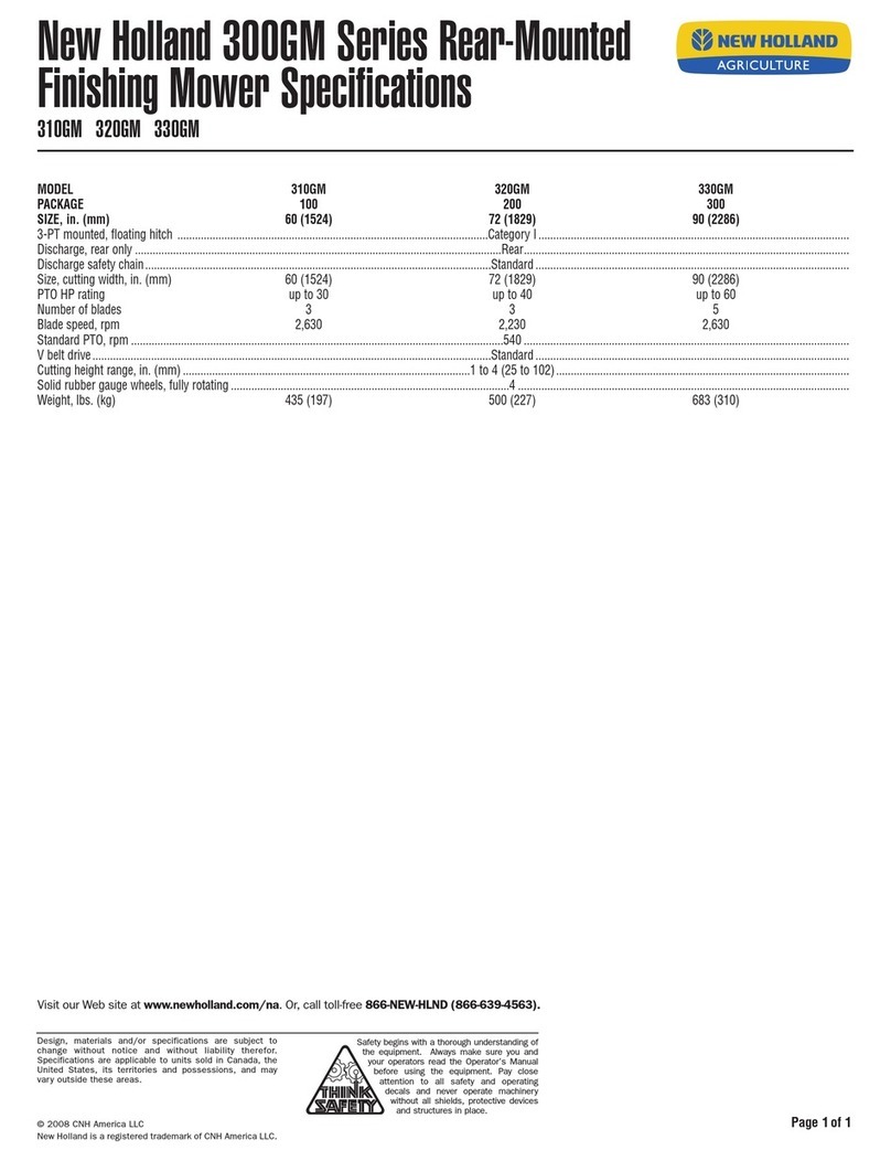 New Holland 330GM User manual