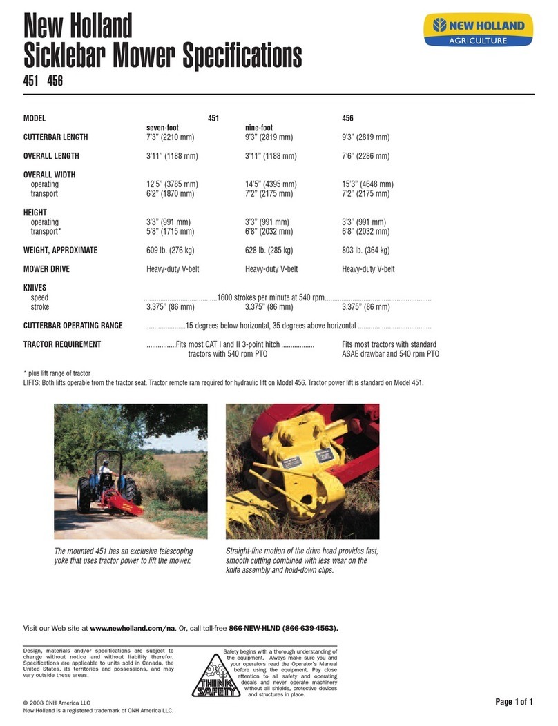 New Holland 456 Specifications